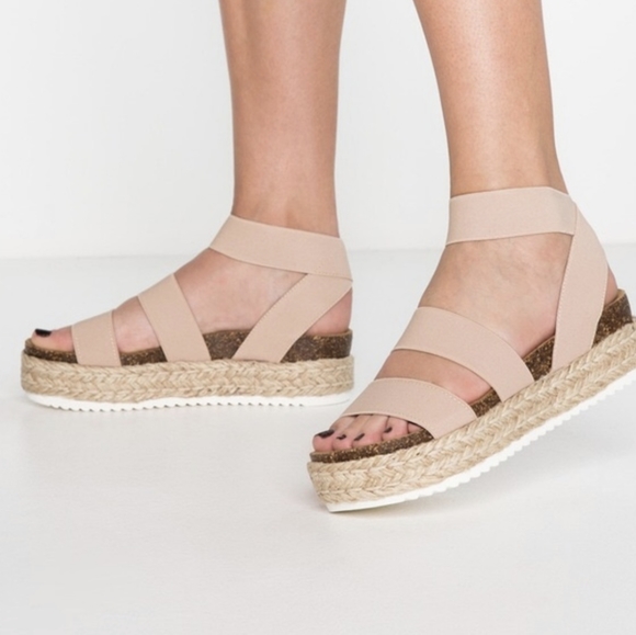 Steve Madden Shoes - STEVE MADDEN Kimmie espadrille platform sandals
